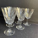 6 verres à vin baccarat service côte d’azur -taille n°3 - estampillés