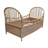 Rattan children's bed