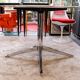 Florence Knoll - Round tabletop, Calacatta Oro Verde marble, chrome base