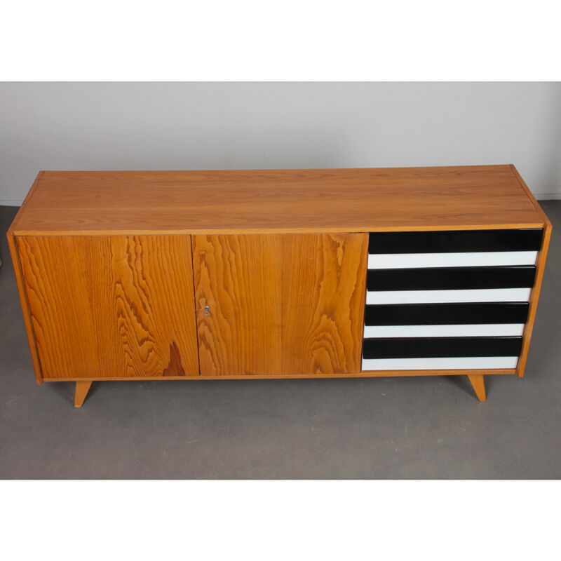 Oak sideboard by Jiri Jiroutek, model U-460, 1960