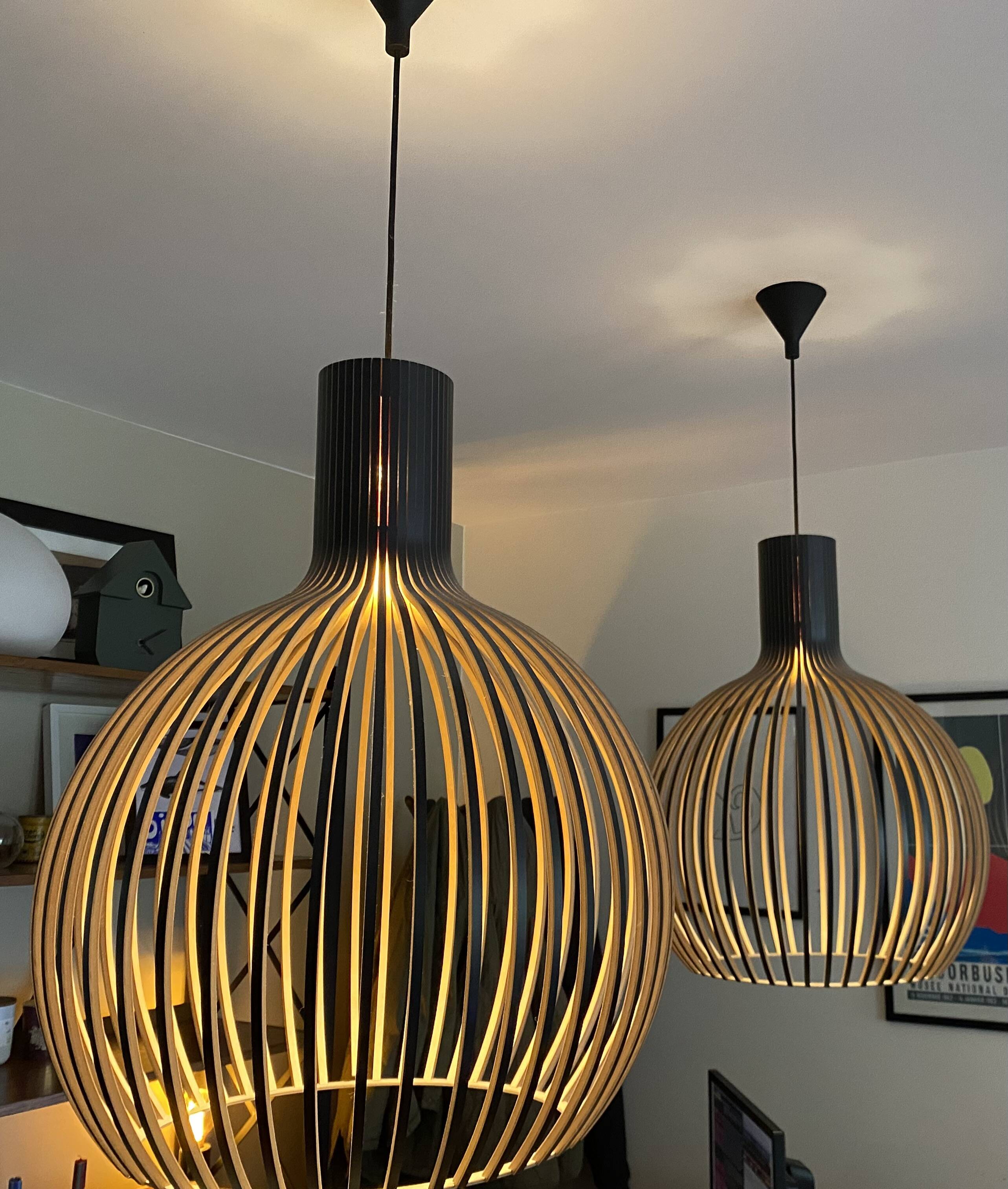 Set of two Octo design lamps