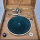 Meuble en bois gramophone