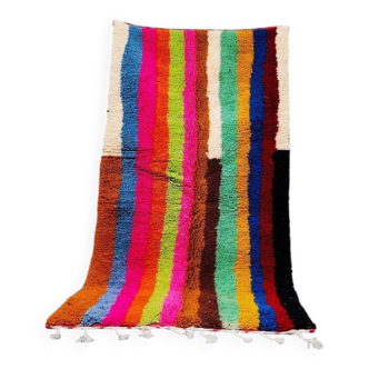 Colorful handmade rug 250cm x 150cm