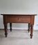 Table de travail française rustique antique de ferme, îlot Louis Philippe