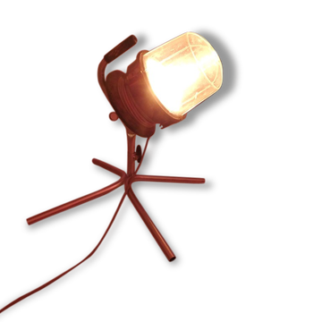 Lampe industrielle fer et plastique