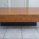 Table en bois de loupe Jean Claude Mahey Roche Bobois