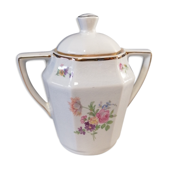 porcelain sugar bowl