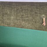 70s corner sofa in green fabric