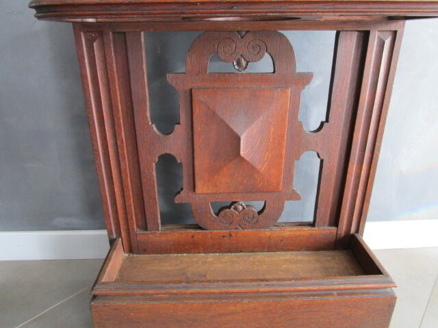 Porte-parapluies ancien en chêne