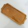 Rectangular plate with cherry decoration