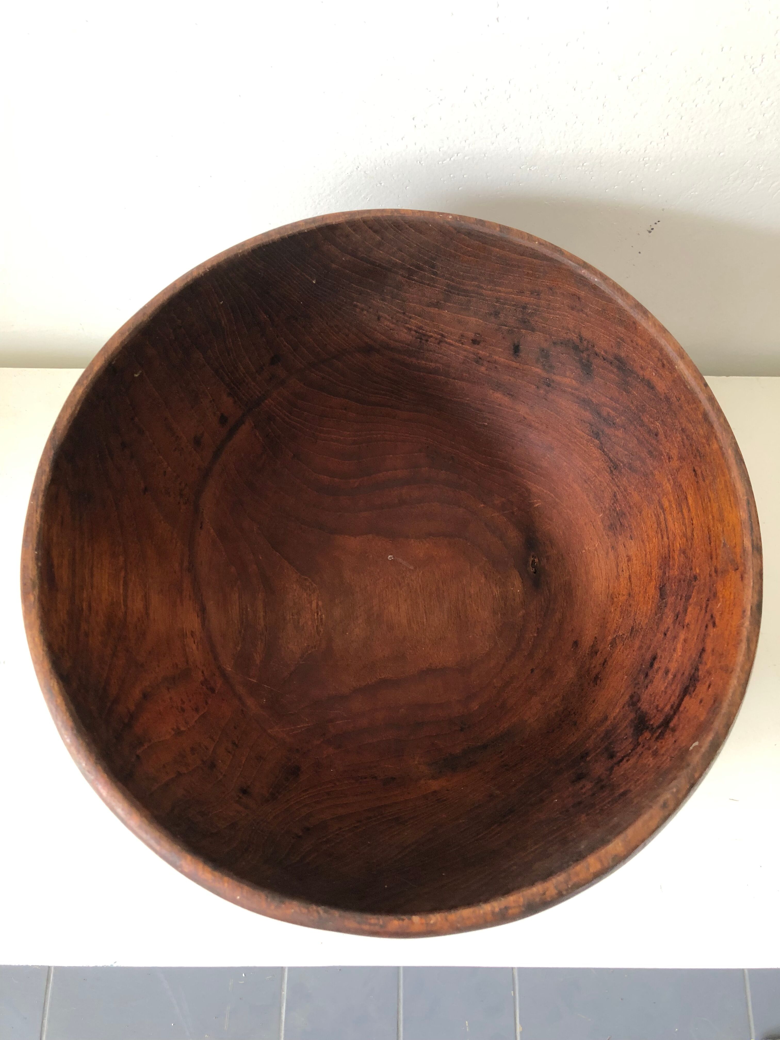 Teak salad bowl