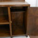 Meuble d'appoint arrondi en bois massif