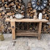 Renovated carpenter's workbench