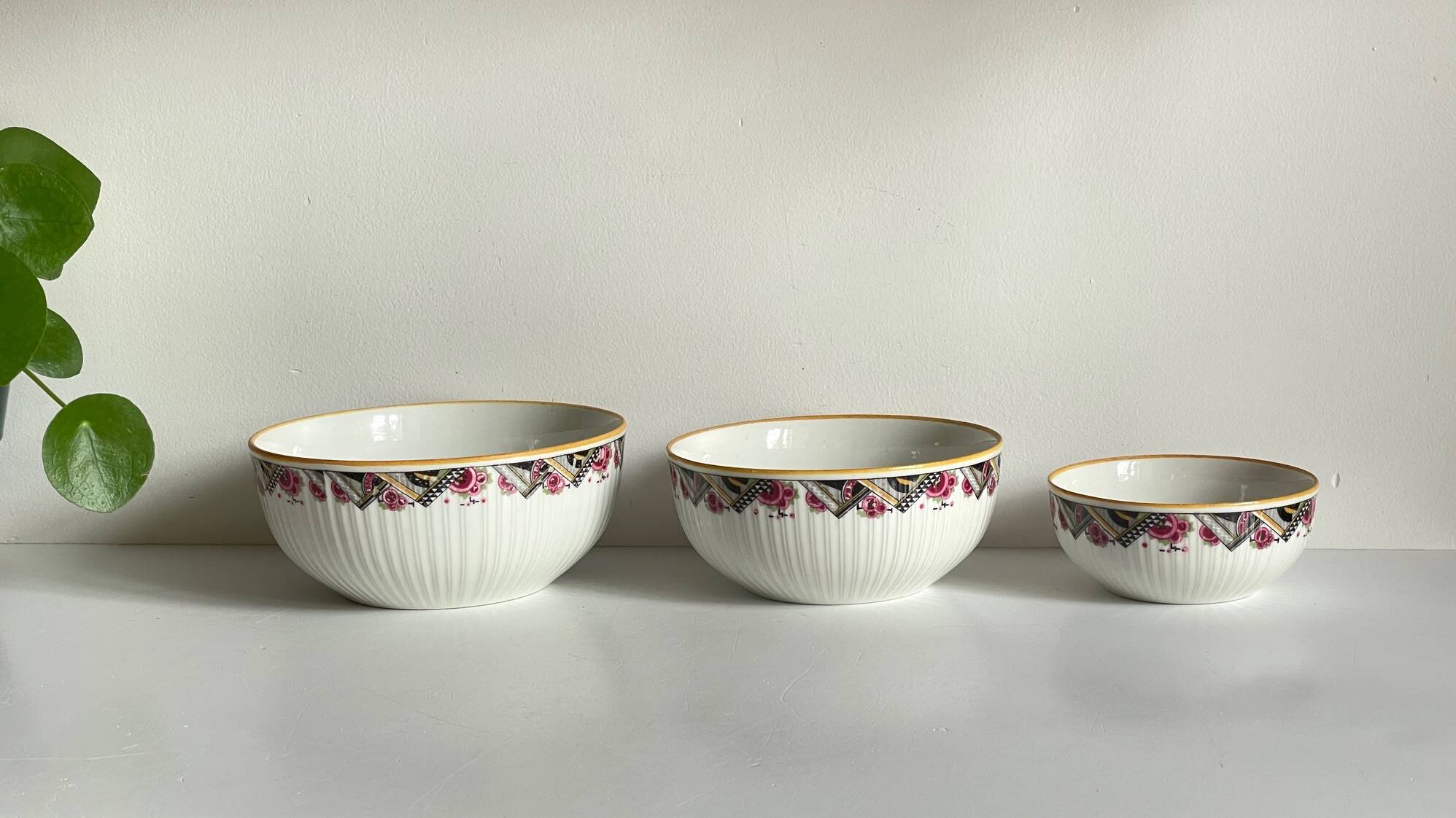 Saladiers mehun decor art deco