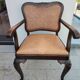 Ribbed leather office chair