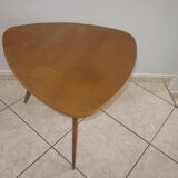 Vintage coffee table with compass feet