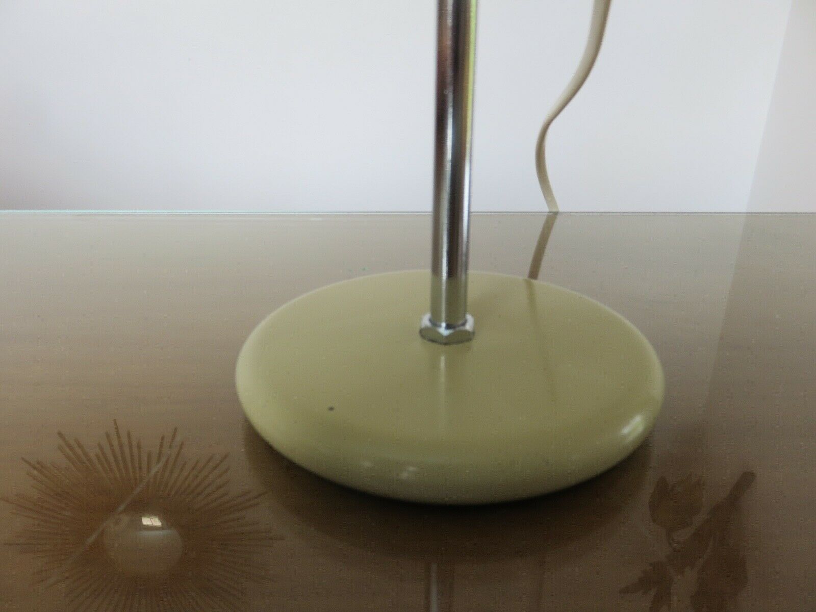 Articulated beige lamp 50s 60s