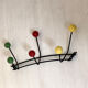 Vintage wall coat rack 60's