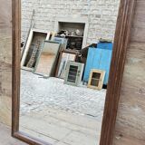 Burmese teak mirror