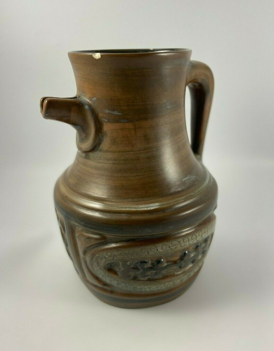 Pitcher in ceramic by Jean de Lespinasse 1950