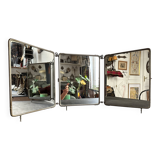 Art Deco triptych mirror, for table or wall mounting, 1900