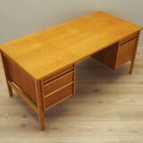 Ash desk, Norwegian design, 1970s, production: Norway