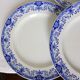 6 flat plates from the Boch Frères La Louvière porcelain model Dina