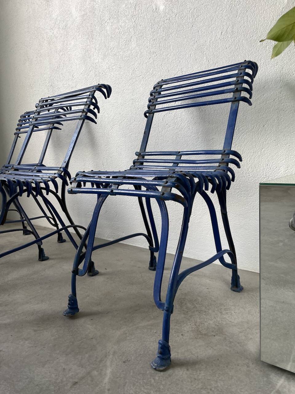 Series of 4 Arras chairs 1900