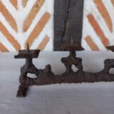Wrought iron metal candle holder 4 candles