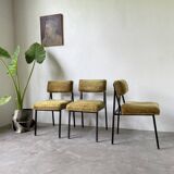 Set of three 50s chairs