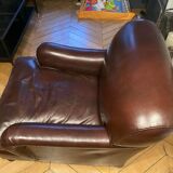 Fauteuil en cuir George Smith