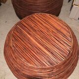Large woven bamboo planter