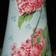 2 flowered vases St Amand early 20th century