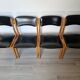 Ensemble de 4 chaises scandinaves vintage