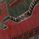 Vintage handmade Turkish rug 120x199 cm