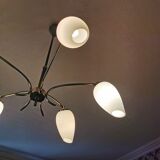 Chandelier 5 arms, 1950