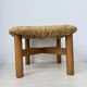 Italian Rush Stool by Lorenzo Forges Davanzati, 1960s