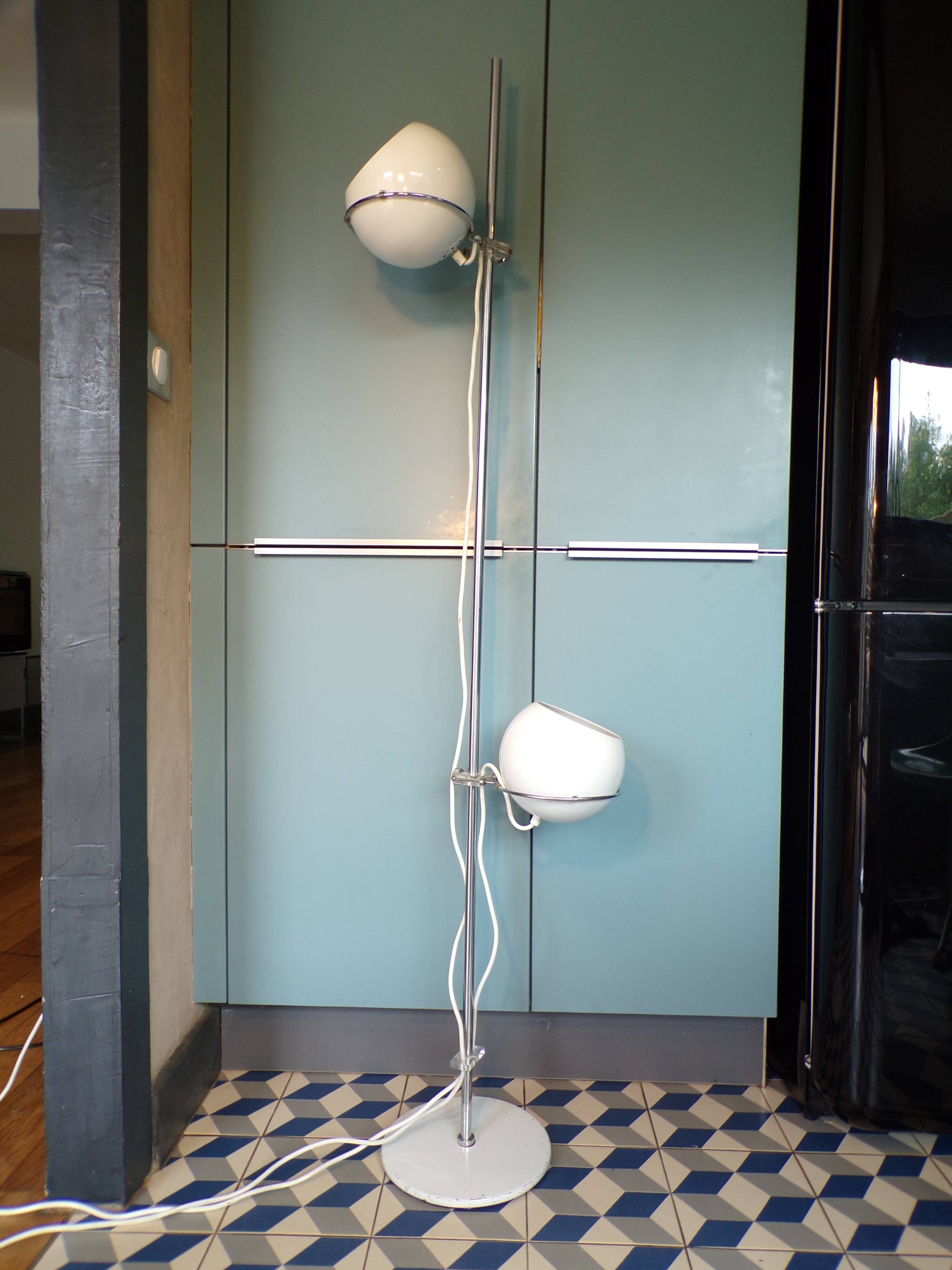 Eye-ball style floor lamp Reggiani