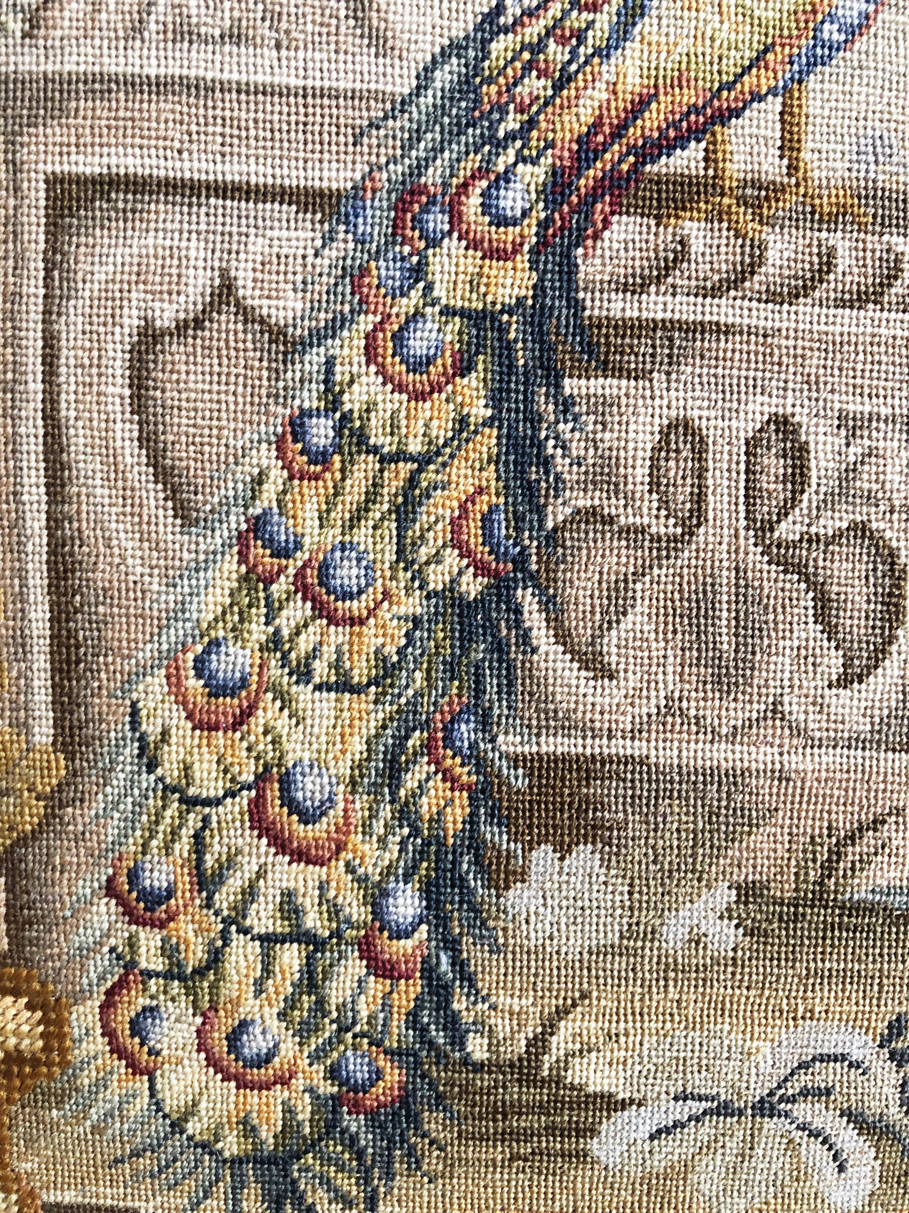 Armchair with high back called Dutch style neo-Louis XIII