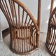 Pair of vintage rattan armchairs circa the 1960s.