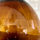 Amber demijohn 10L