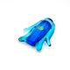Vase Murano - Sommerso -Tulipe Organique - Bleu Cobalt et Lagon - 1960