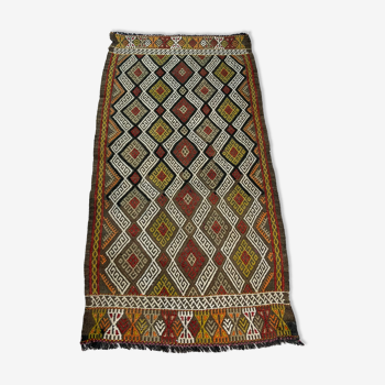 Tapis kilim turc vintage 95 x 47 cm