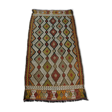 Vintage turkish kilim rug 95 x 47 cm