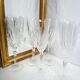 Set 6 flutes crystal crystal