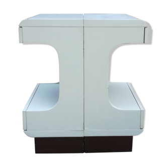Pair of space age L50 bedside tables