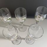 5 Perrier Jouet champagne flutes