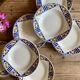Lot of 10 old soup plates - Badonvillier Bornéo model