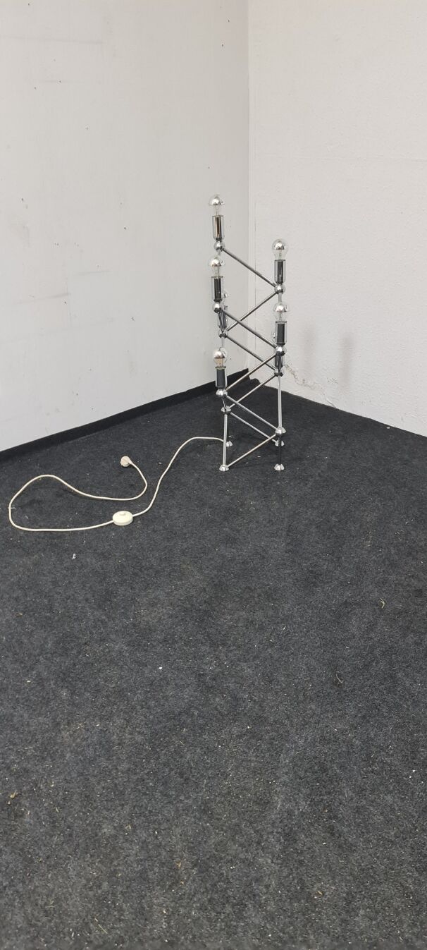 Vintage chrome floor light