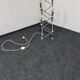 Vintage chrome floor light
